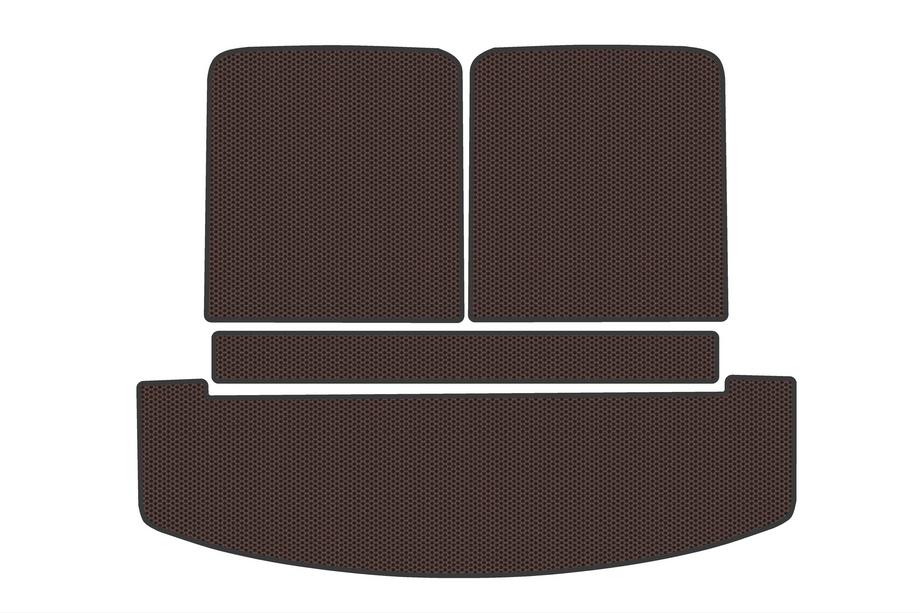 Hyundai Santa Fe 5 2023- Tapis de coffre en caoutchouc V2 (Marron) Image