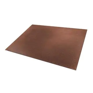Feuille EVA pour tapis de voiture 150x235 (Motif losange, Marron) photo 1