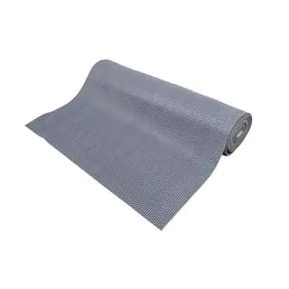 Feuille de caoutchouc pour tapis 120x100 cm (Nid d'abeille, gris) photo 4