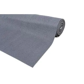 Feuille de caoutchouc pour tapis 120x100 cm (Nid d'abeille, gris) photo 2