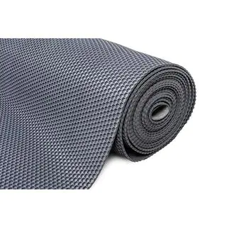 Feuille de caoutchouc pour tapis 120x100 cm (Nid d'abeille, gris) photo 1