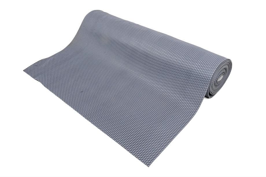 Feuille de caoutchouc pour tapis 120x100 cm (Nid d'abeille, gris) Photo 4