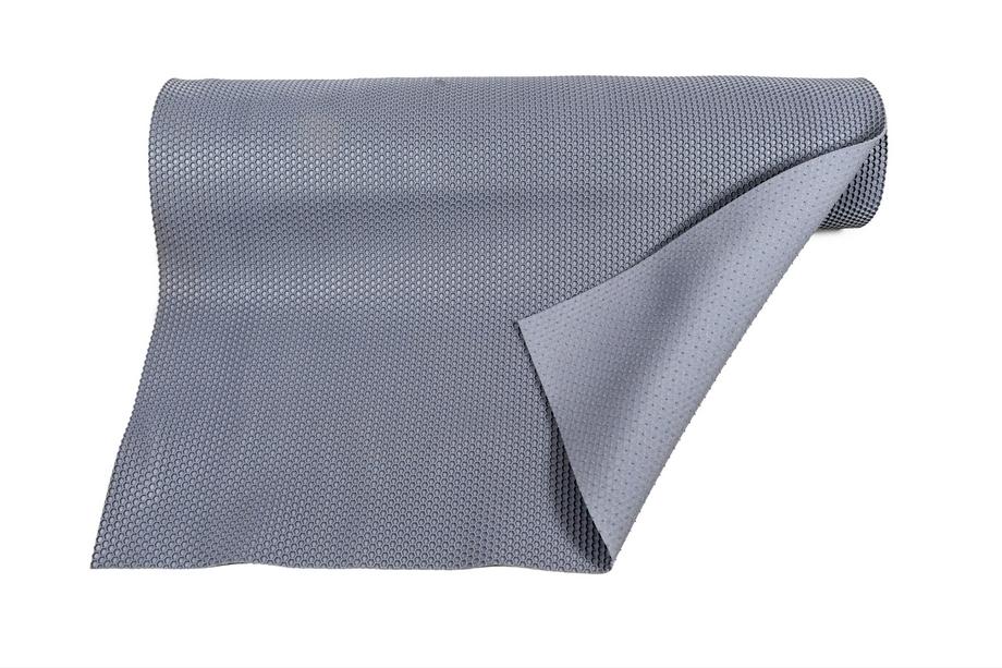 Feuille de caoutchouc pour tapis 120x100 cm (Nid d'abeille, gris) Photo 5