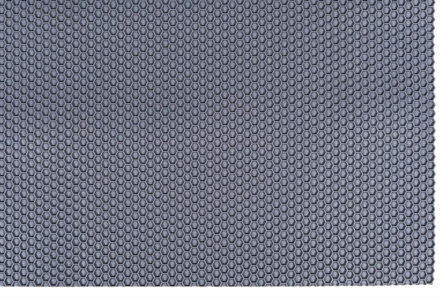 Feuille de caoutchouc pour tapis 120x100 cm (Nid d'abeille, gris) Photo 14