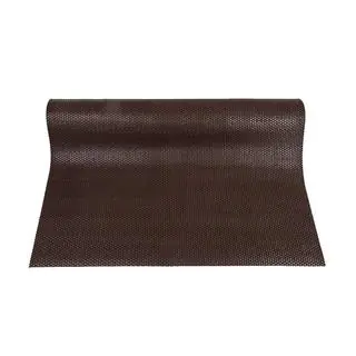 Feuille de caoutchouc pour tapis 120x100 cm (Nid d'abeille, Marron) photo 2