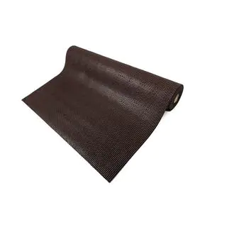 Feuille de caoutchouc pour tapis 120x100 cm (Nid d'abeille, Marron) photo 3
