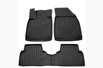 Cupra Born 2021- Tapis de sol en caoutchouc Stingray 3D (5 pcs, polyuréthane) photo 1