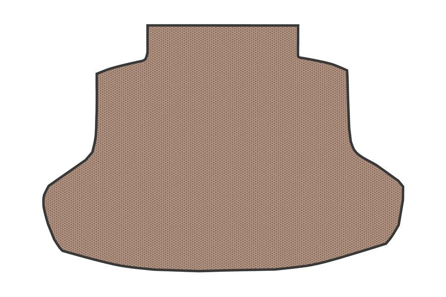 Honda Civic Sedan 2021- Tapis de Coffre en Caoutchouc V2 (Beige) Photo 1