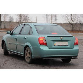 Protection Arrière AK002 Noir (42mm, Inox) Chevrolet Lacetti 2003-2024 photo 4