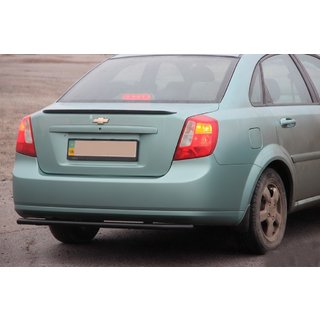 Protection Arrière AK002 Noir (42mm, Inox) Chevrolet Lacetti 2003-2024 photo 1