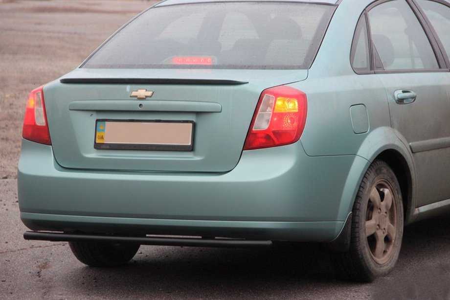Chevrolet Lacetti 2003-2024 Protection Arrière AK002 Noir (42mm, Inox) Image