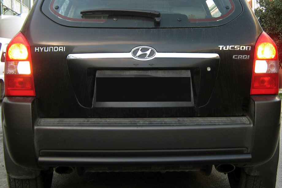 Hyundai Tucson JM 2004- Arceau Arrière AK002 Noir (Inox) Image