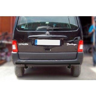 Protection Arrière Black (Inox) Citroen Berlingo 1996-2008 photo 1