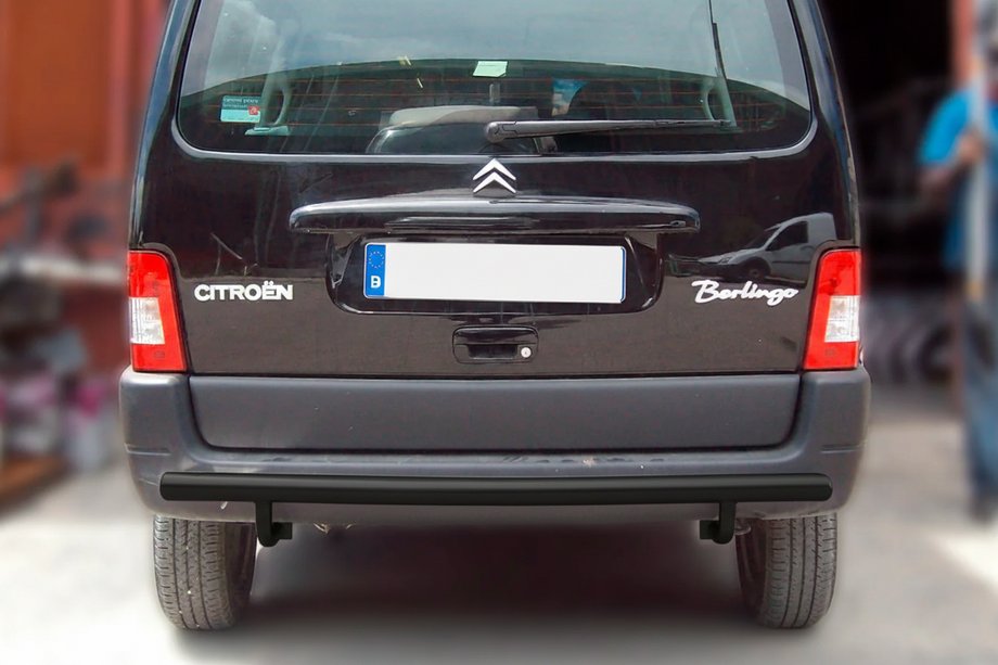 Citroen Berlingo 1996-2008 Protection Arrière Black (Inox) Image