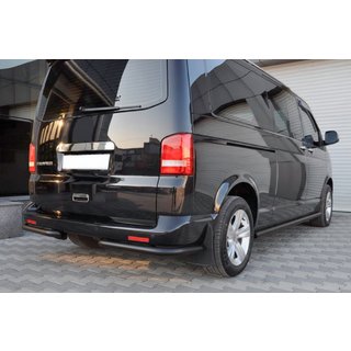 Coins Arrière AK003 Noir (2 pcs, Inox) Volkswagen T5 Transporter 2003-2010 photo 3