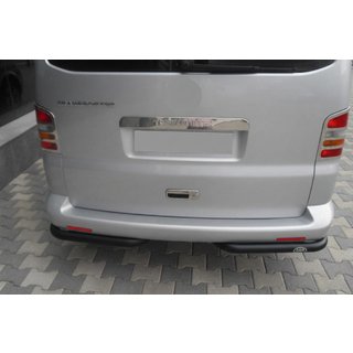 Coins arrières AK003 Noir (2 pcs, inox) Volkswagen T5 Caravelle 2004-2010 photo 1