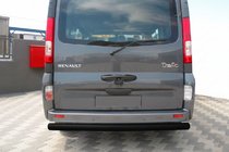 Renault Trafic 2001–2015 Protection Arrière AK002 Noir (Inox) photo 1