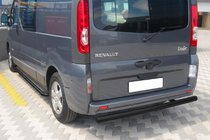 Renault Trafic 2001–2015 Protection Arrière AK002 Noir (Inox) photo 2