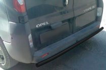 Renault Trafic 2001–2015 Protection Arrière AK002 Noir (Inox) photo 3