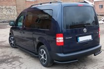 Volkswagen Caddy 2010-2015 Coins arrières AK003 Noir (2 pcs, inox) photo 4