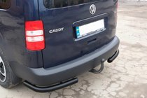 Volkswagen Caddy 2010-2015 Coins arrières AK003 Noir (2 pcs, inox) photo 5