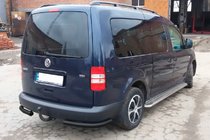 Volkswagen Caddy 2010-2015 Coins arrières AK003 Noir (2 pcs, inox) photo 6