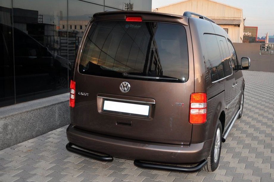 Volkswagen Caddy 2004-2010 Coins arrières AK003 Noir (2 pcs, inox) Photo 2