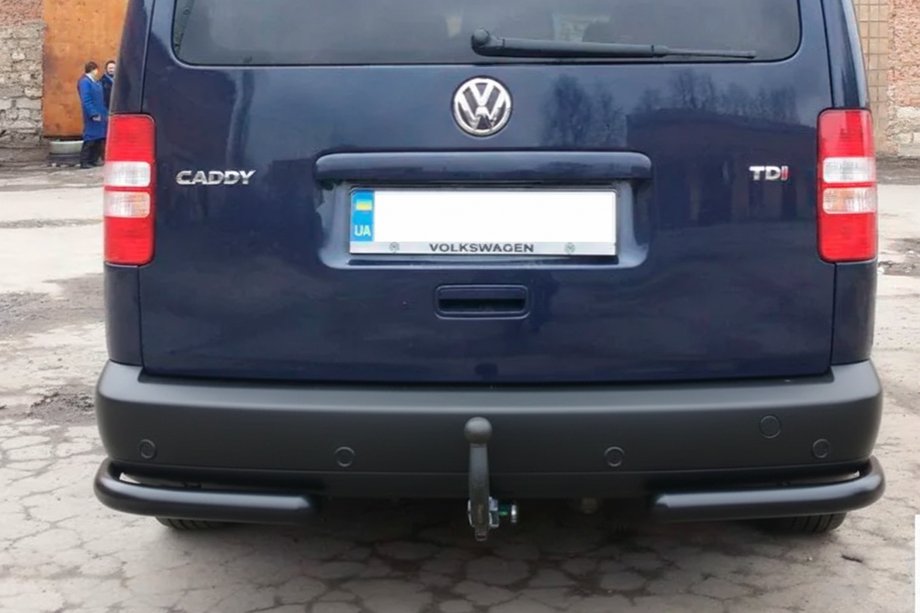 Volkswagen Caddy 2004-2010 Coins arrières AK003 Noir (2 pcs, inox) Photo 3
