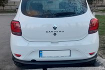 Renault Sandero 2013-2022 Arceau Arrière AK002 Noir (Inox) photo 2