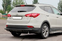 Hyundai Santa Fe 3 2012-2018 Arceau Arrière AK002 Noir (Inox) photo 1