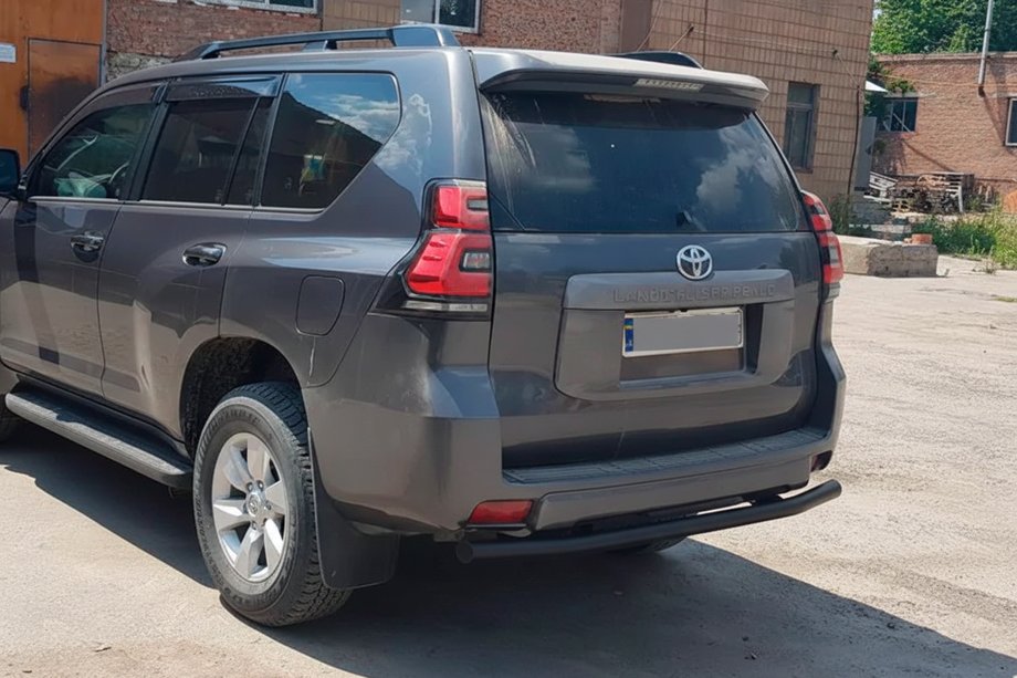 Toyota Land Cruiser Prado 150 2009-2023 Arceau Arrière AK002 Noir (Inox) Photo 2