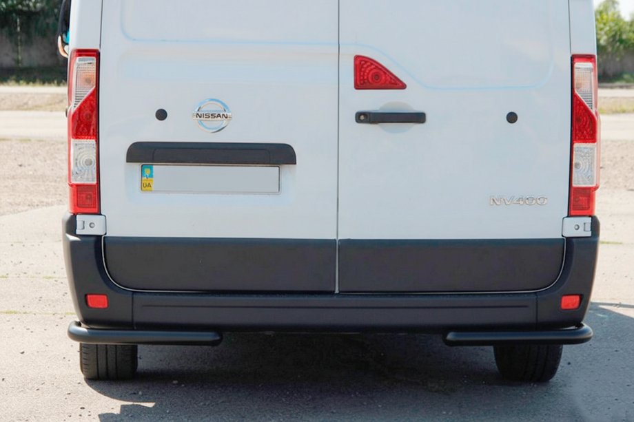 Opel Movano 2010-2021 Coins arrières AK003 Noir (2 pcs, inox) Image