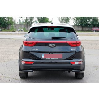 Protection d’Angle Arrière AK003 Noir (Inox) Kia Sportage 2015-2021 photo 3