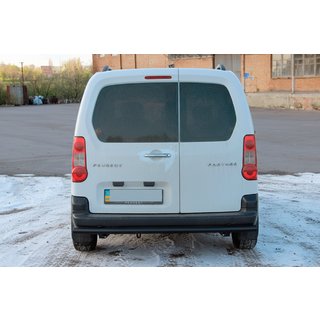 Protection Arrière Black (Inox) 60 mm Citroen Berlingo 2008-2018 photo 2