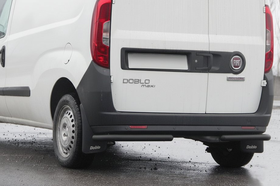 Opel Combo 2012-2018 Barres d’angle arrière AK003 Noir (inox) Image
