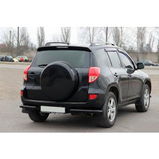 Coins arrières AK003 Noir (2 pcs, inox) Toyota Rav 4 2006-2013 photo 4