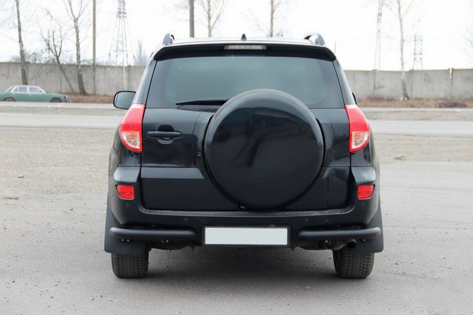Toyota Rav 4 2006-2013 Coins arrières AK003 Noir (2 pcs, inox) Photo 2