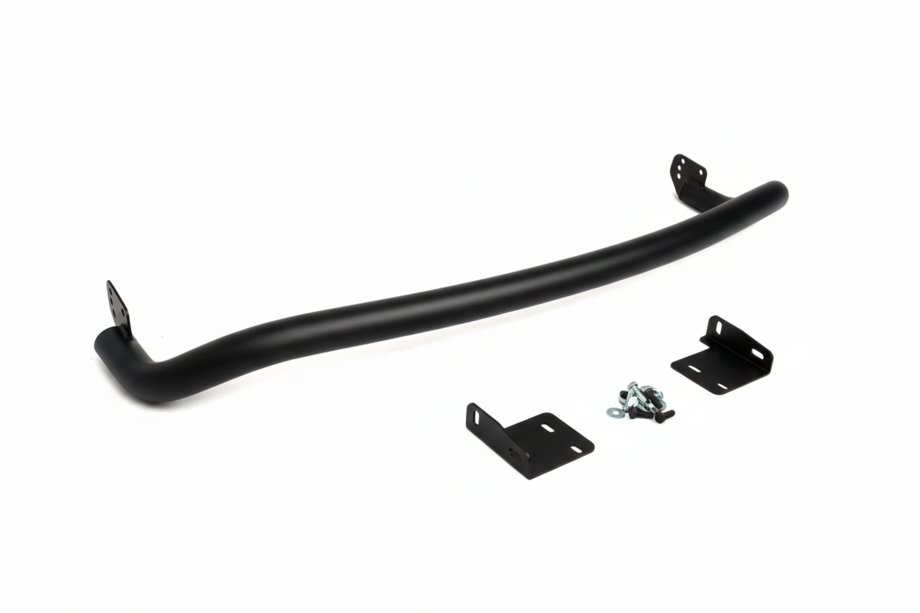 Hyundai Santa Fe 2 2006-2012 Arceau Arrière AK002 Noir (Inox) Photo 2