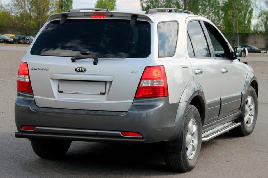 Kia Sorento I BL 2002-2009 Arceau Arrière AK002 Noir (Inox) Photo 2