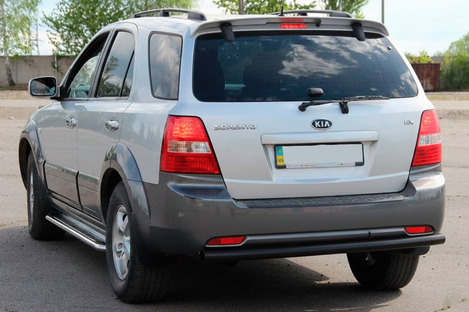 Kia Sorento I BL 2002-2009 Arceau Arrière AK002 Noir (Inox) Photo 3