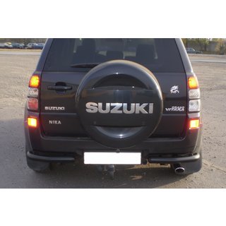 Protection Arrière AK003 Noir (Inox) Suzuki Grand Vitara 2005-2017 photo 1