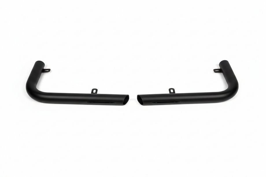 Hyundai H200, H1, Starex 1998-2007 Coins Arrière AK003 Noir (2 pcs, Inox) Photo 2