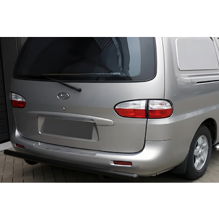 Protection arrière AK002 Noir (2 pcs, inox) Hyundai H200, H1, Starex 1998-2007