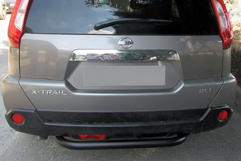 Nissan X-trail T31 2007-2014 Support Arrière AK007 Noir (2 pcs, Inox) Image