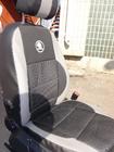 Skoda Octavia II A5 2006-2010 Housses de Sièges Auto (Similicuir↗Tissu, Premium) photo 21