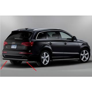 Protection Arrière AK002 Noir (Inox) Audi Q7 2005-2015