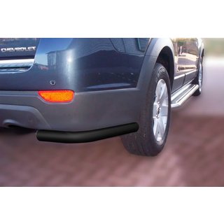 Coins arrières AK003 Noir (2 pcs, inox) Chevrolet Captiva 2006-2019