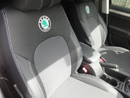 Skoda Superb 2001-2009 Housses de Sièges Auto (Similicuir↗Tissu, Premium) photo 6