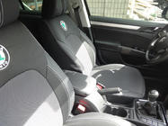 Skoda Superb 2001-2009 Housses de Sièges Auto (Similicuir↗Tissu, Premium) photo 12