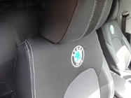Skoda Superb 2001-2009 Housses de Sièges Auto (Similicuir↗Tissu, Premium) photo 13